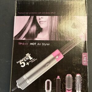 TP-5+1 Hot Air Styler - Pink and Silver Women Hair Tool Box HBA